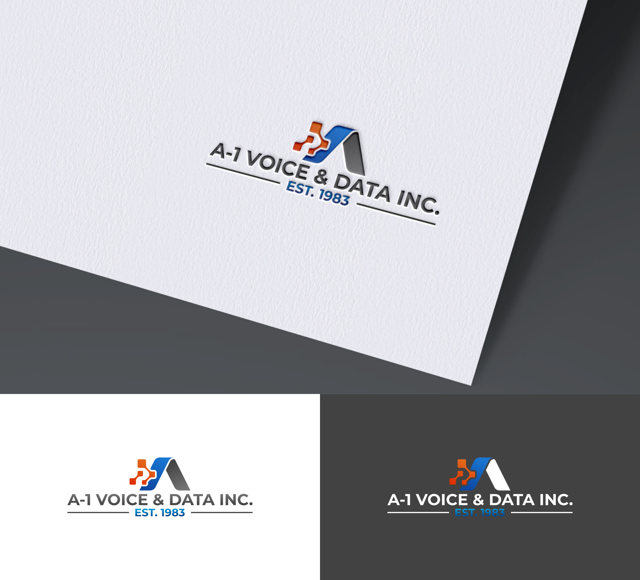 Design de Logo par Zaid Al Faqih pour A-1 Voice & Data | Design #34138637