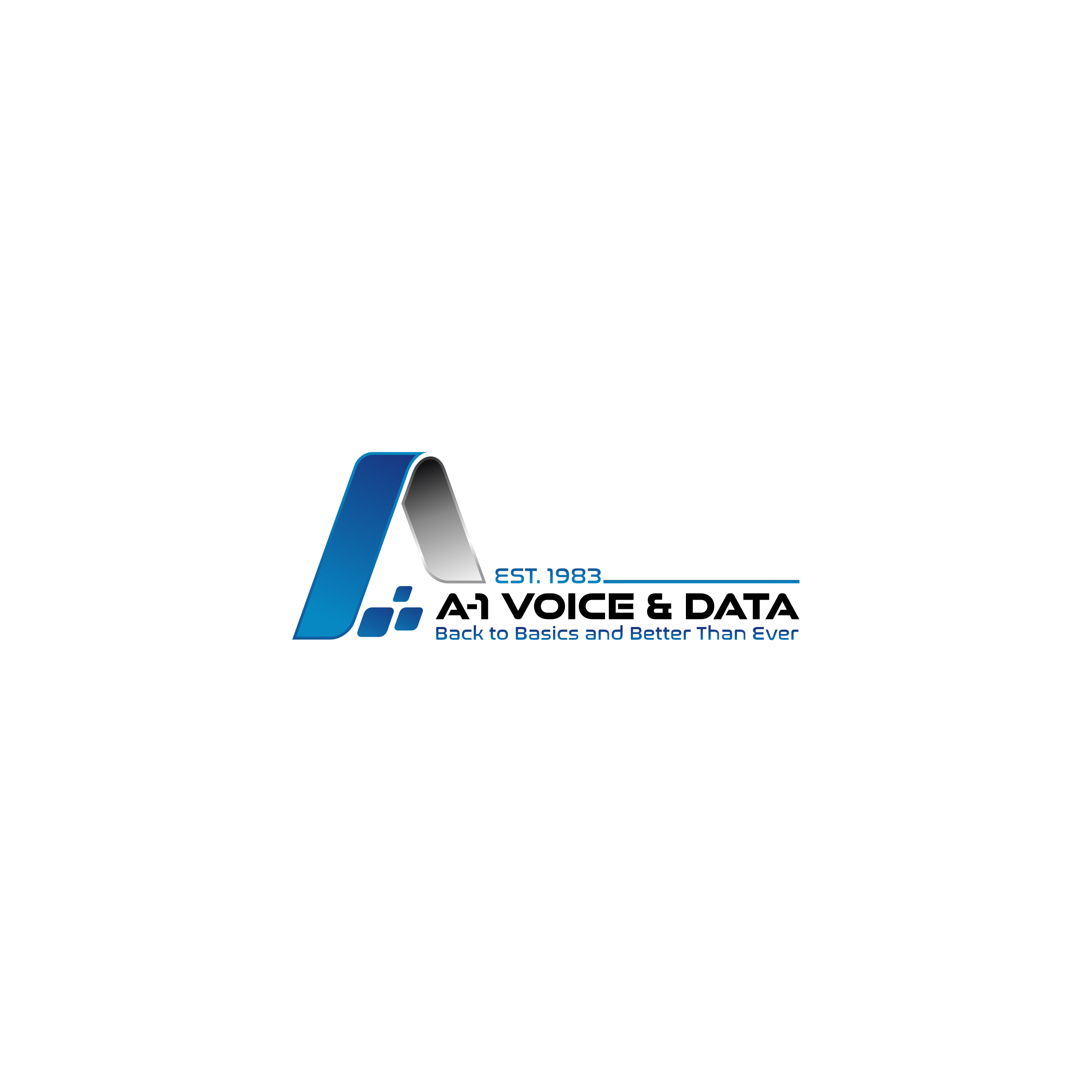 Logo Design by Reiki Savian for A-1 Voice & Data | Design #34134092