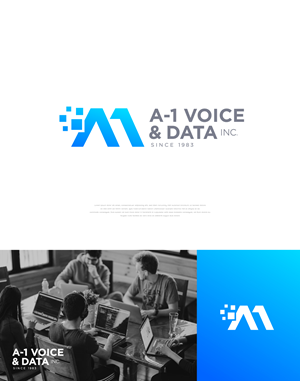 Logo Design by apik. for A-1 Voice & Data | Design: #34133870