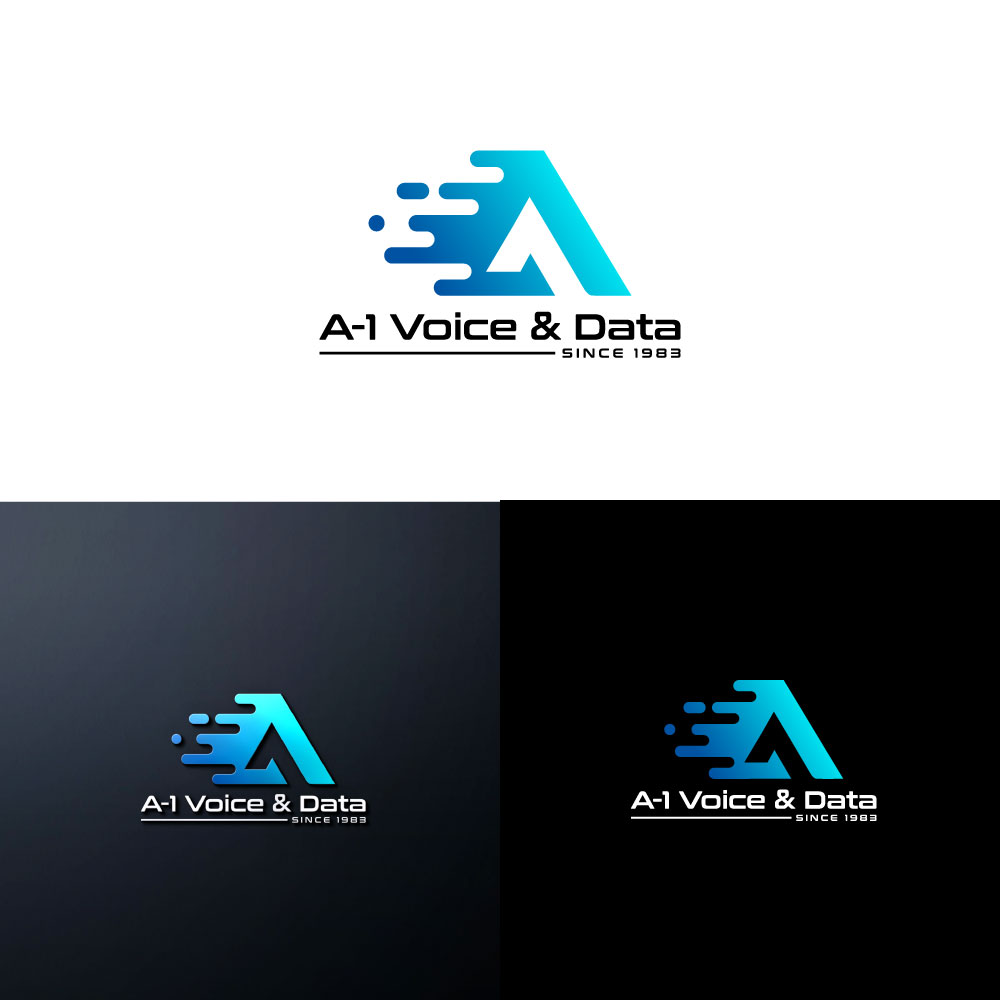 Logo Design by Md Moaz Ali for A-1 Voice & Data | Design: #34134772