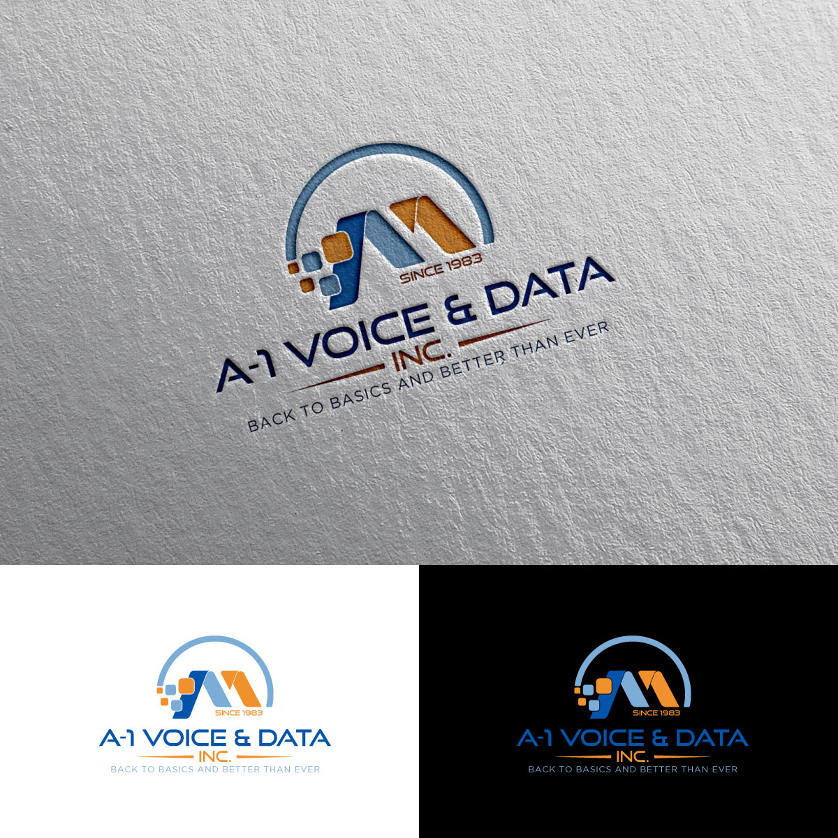 Design de Logo par Alex Henry pour A-1 Voice & Data | Design #34133917