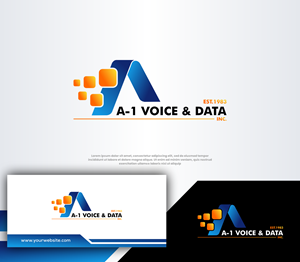 Logo Design by Cah Ganteng for A-1 Voice & Data | Design: #34137384