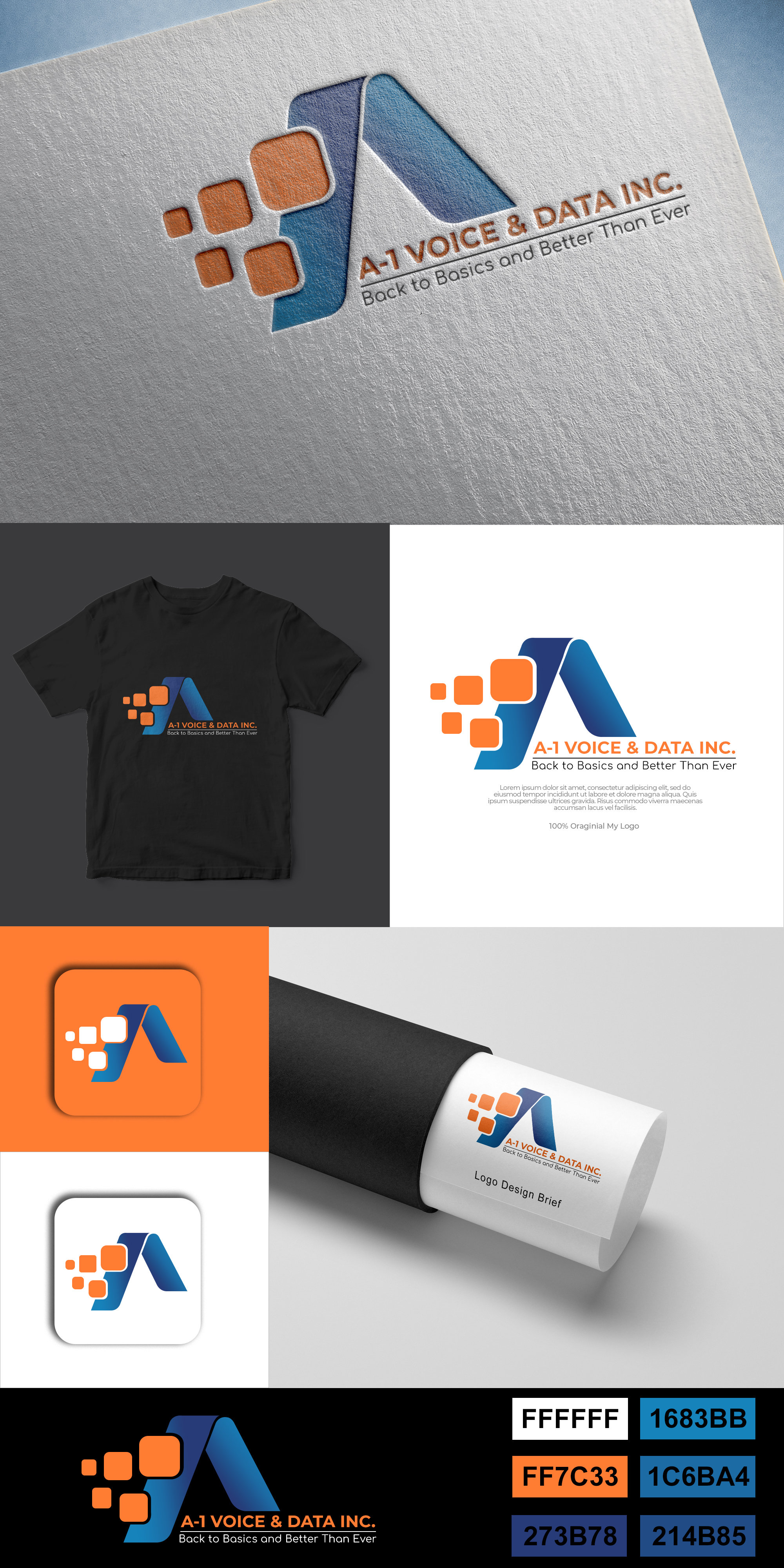 Logo Design by mahfuz1450r for A-1 Voice & Data | Design #34137936