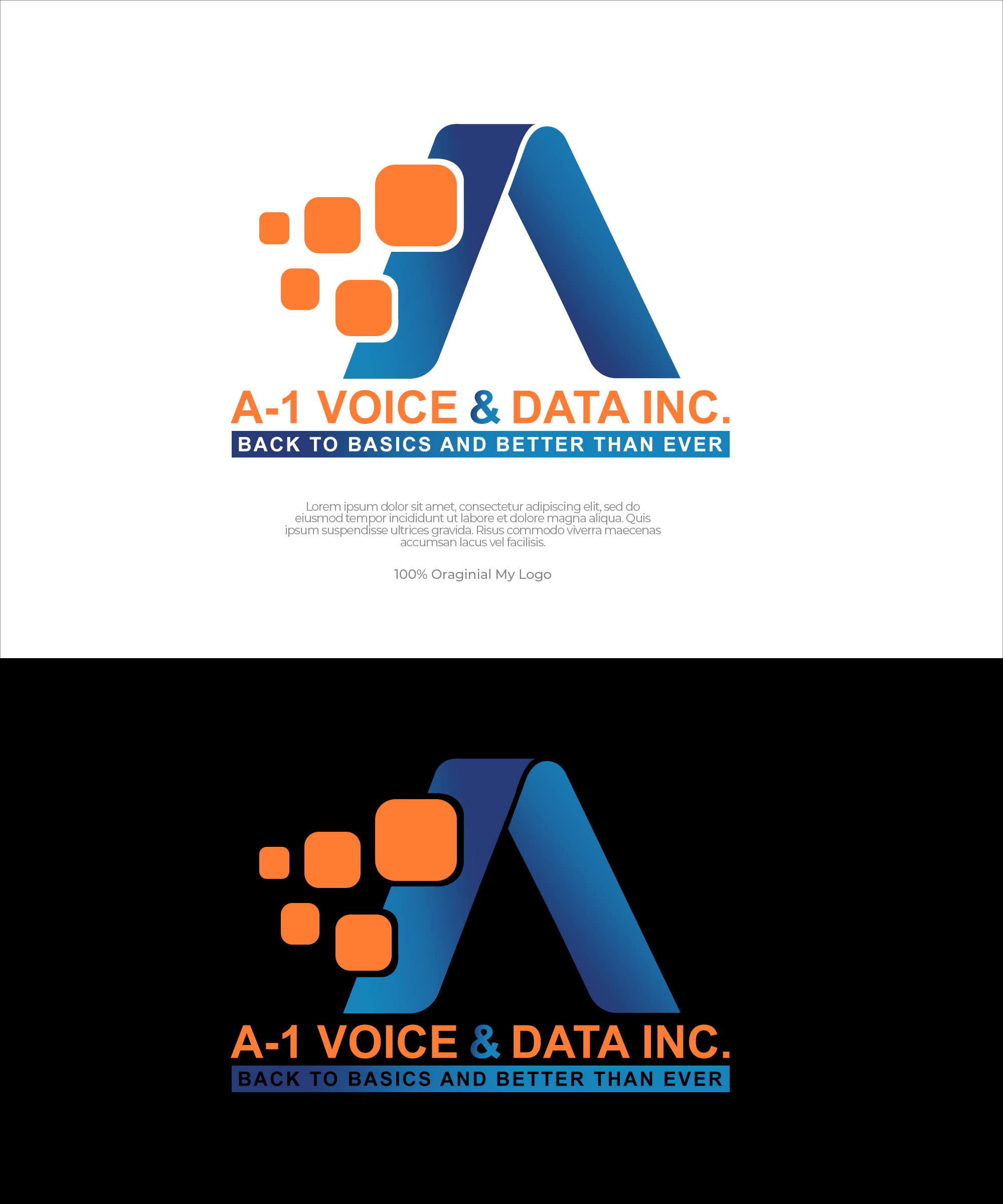 Logo Design by mahfuz1450r for A-1 Voice & Data | Design #34138146