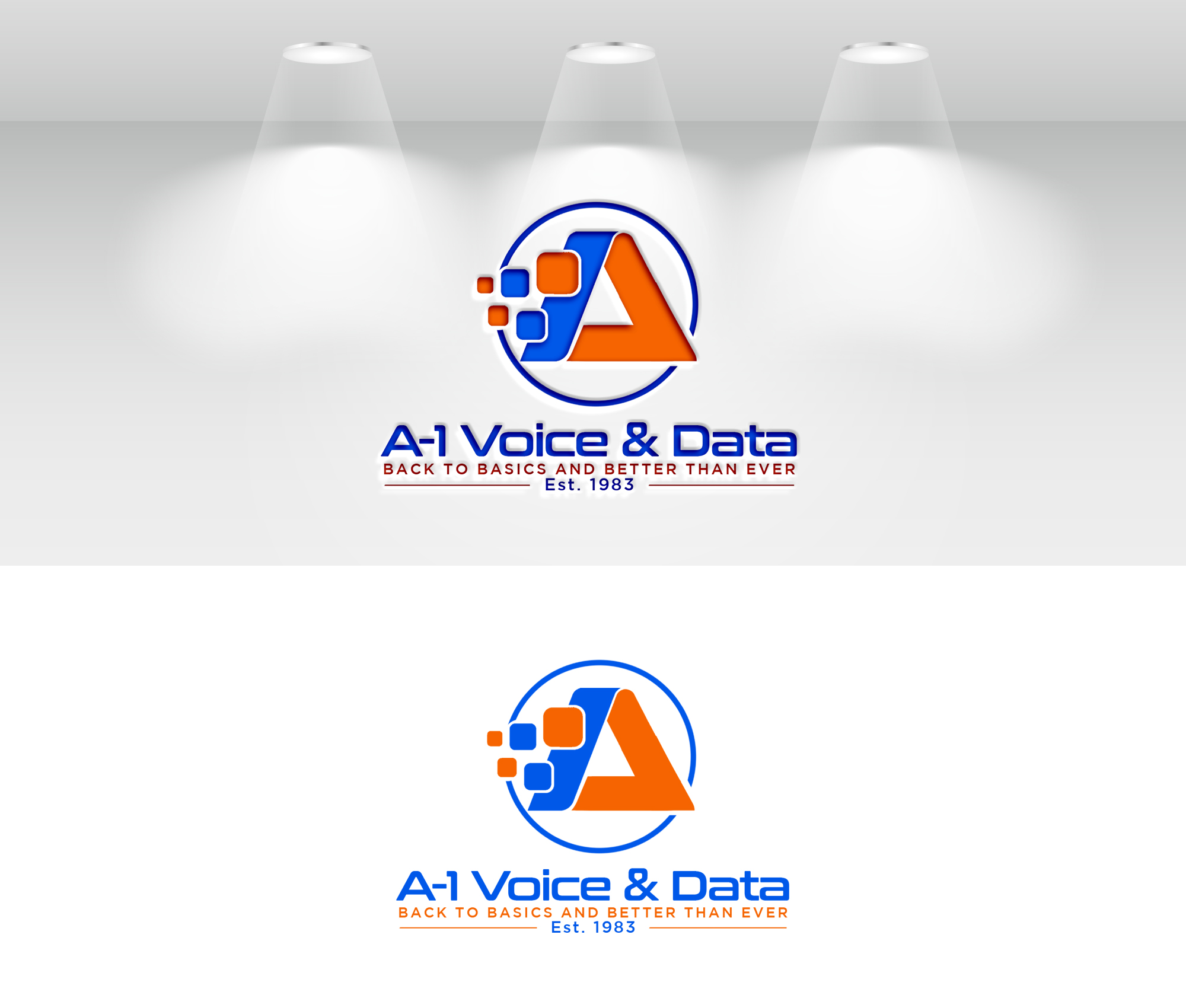 Design de Logo par Noor Ezz pour A-1 Voice & Data | Design #34133515