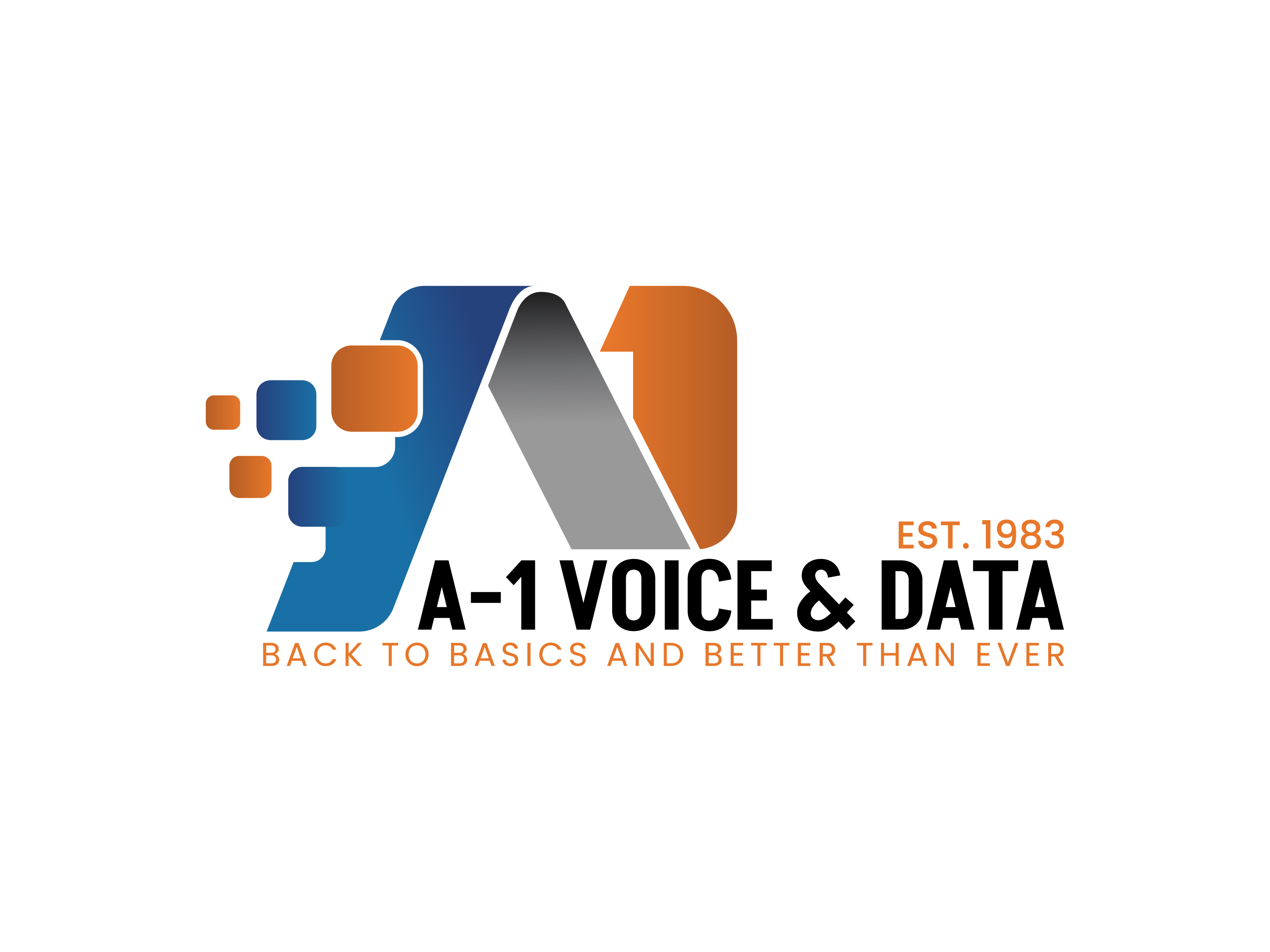 Logo-Design von echosaputro für A-1 Voice & Data | Design #34138427