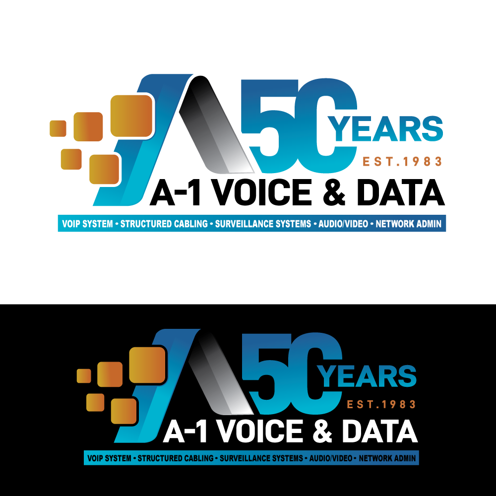 Logo Design by H4R5Z for A-1 Voice & Data | Design #34139209