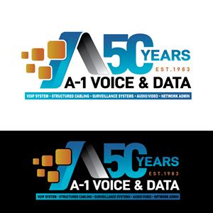Logo Design by H4R5Z for A-1 Voice & Data | Design: #34139209