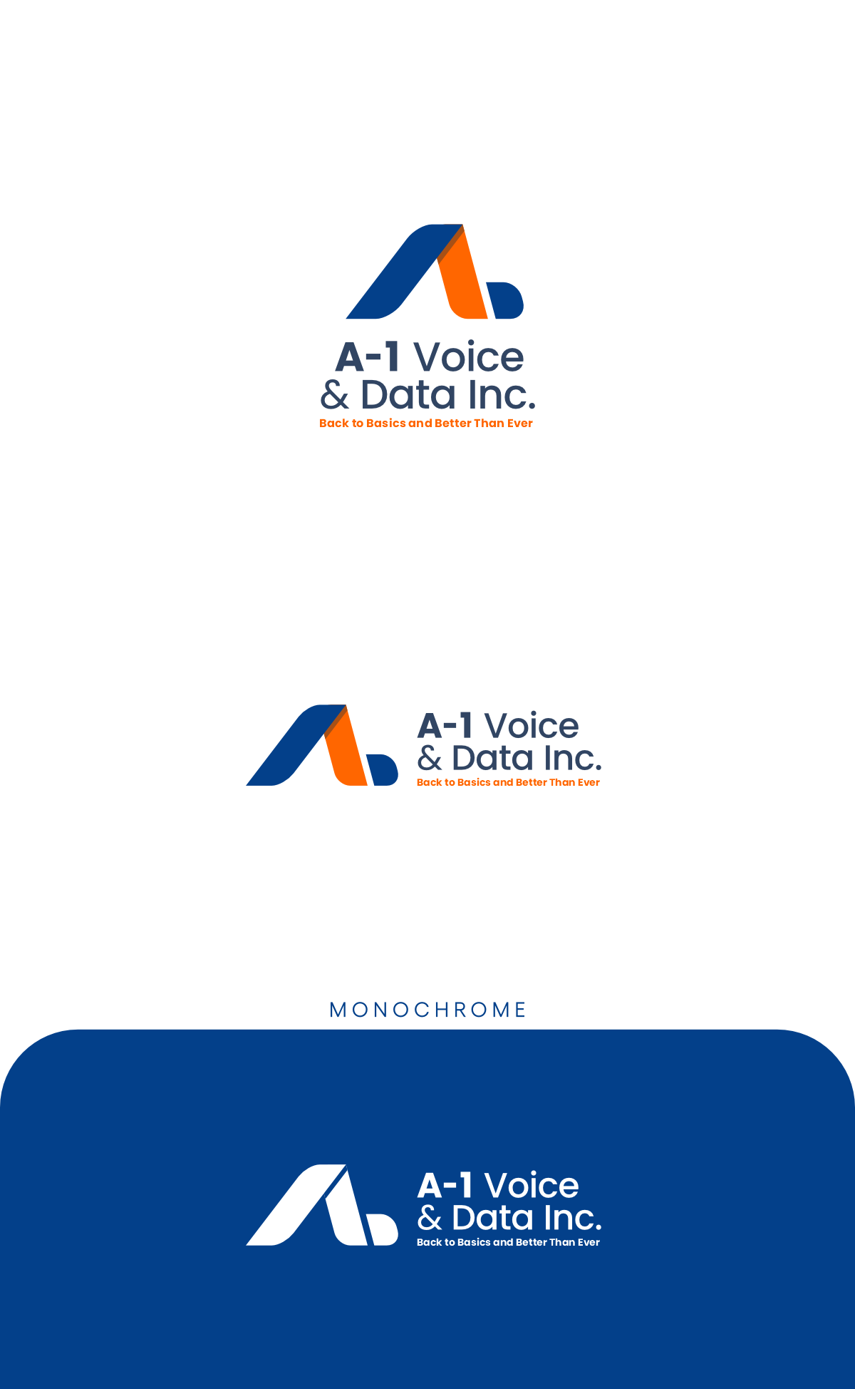 Design de Logo par .tau. pour A-1 Voice & Data | Design #34134507