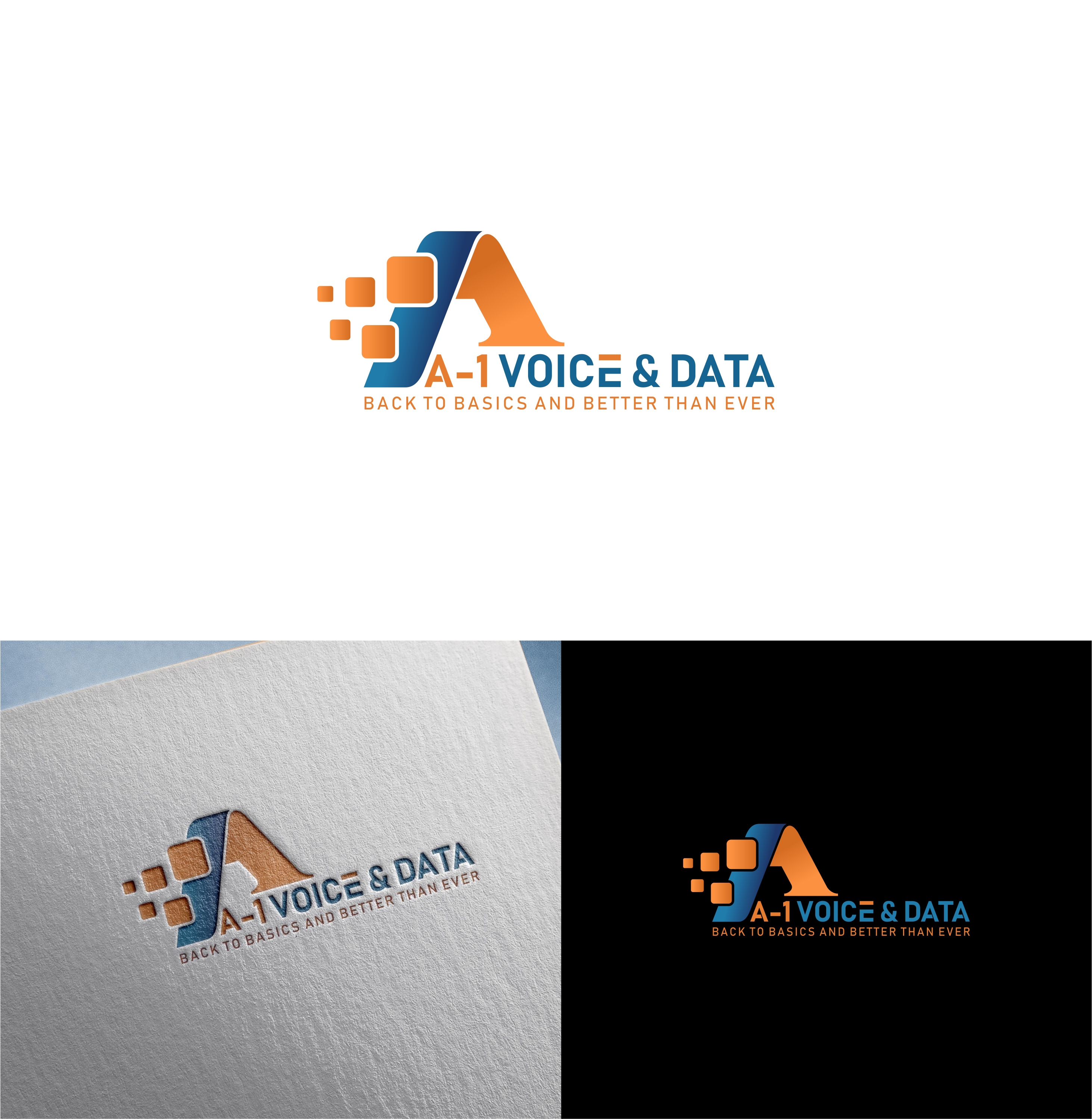 Design de Logo par Joenet Jayawarna pour A-1 Voice & Data | Design #34137678