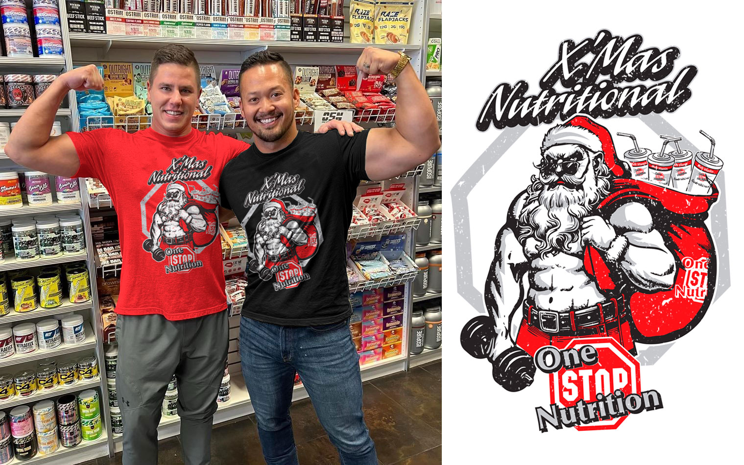 T-shirt Design by dhamlee for One Stop Nutrition  | Design: #34148186