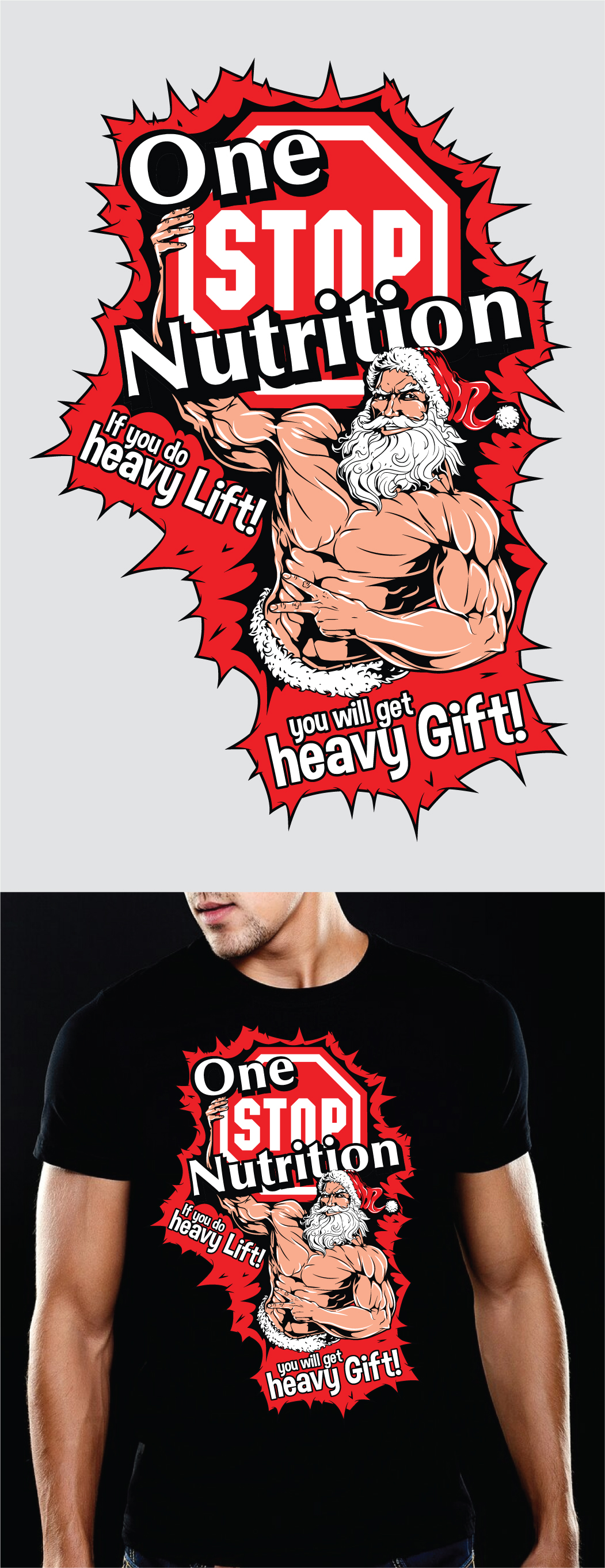 Design de T-shirt par ally designs pour One Stop Nutrition  | Design #34144045