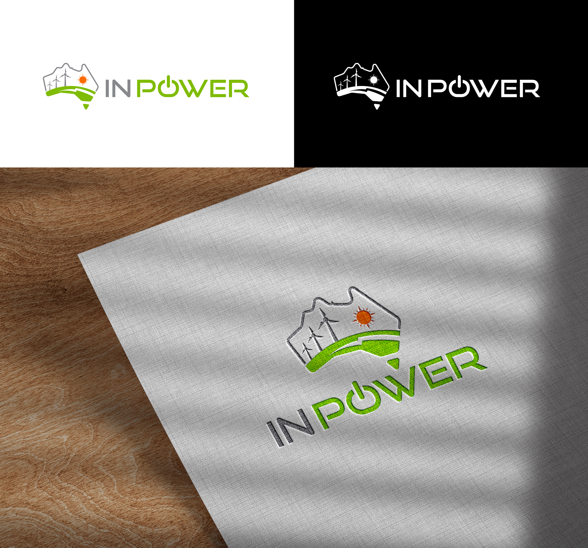Logo Design by RA-bica for inPower Consultants Pty. Ltd. | Design #34143307