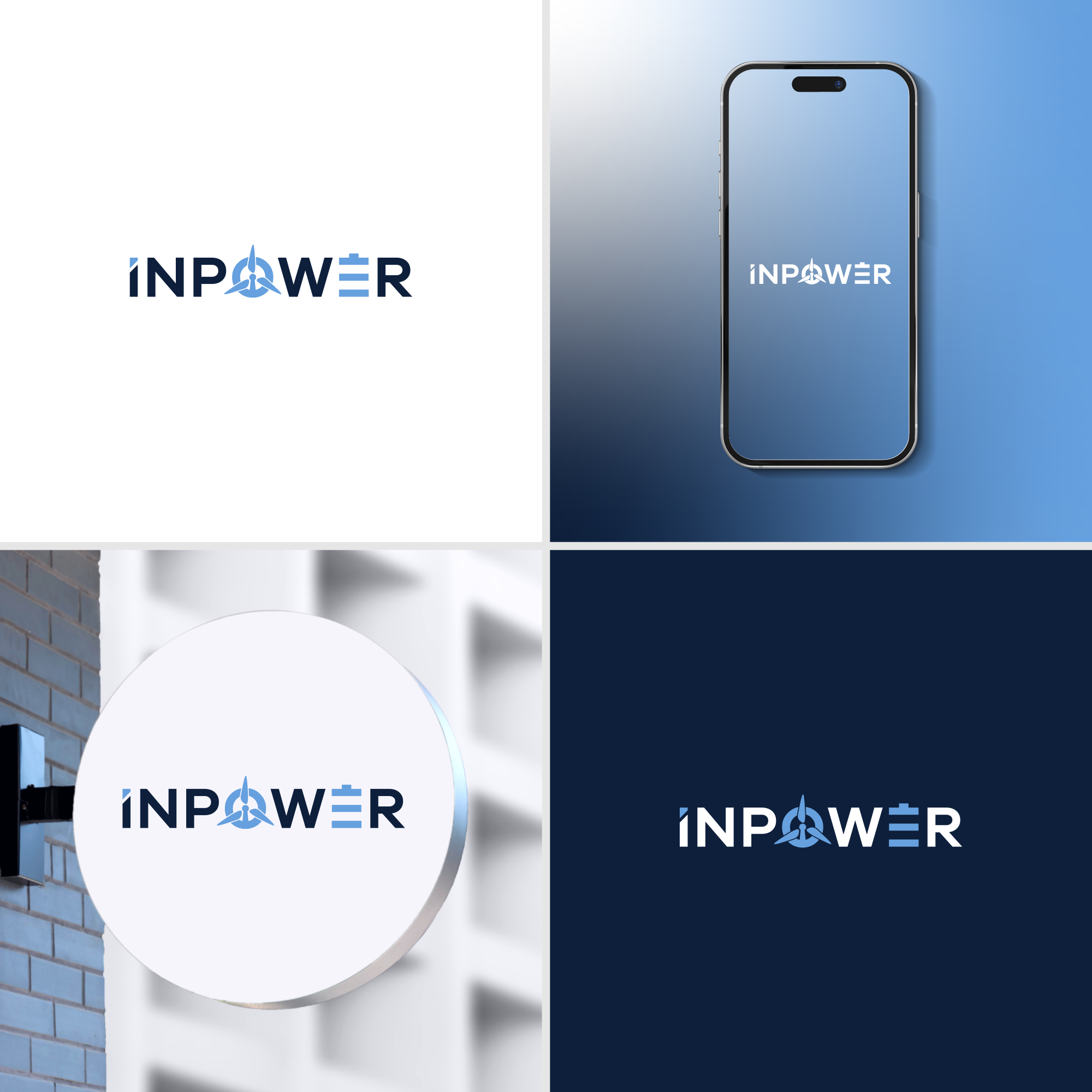 Logo Design by Royco for inPower Consultants Pty. Ltd. | Design #34142791