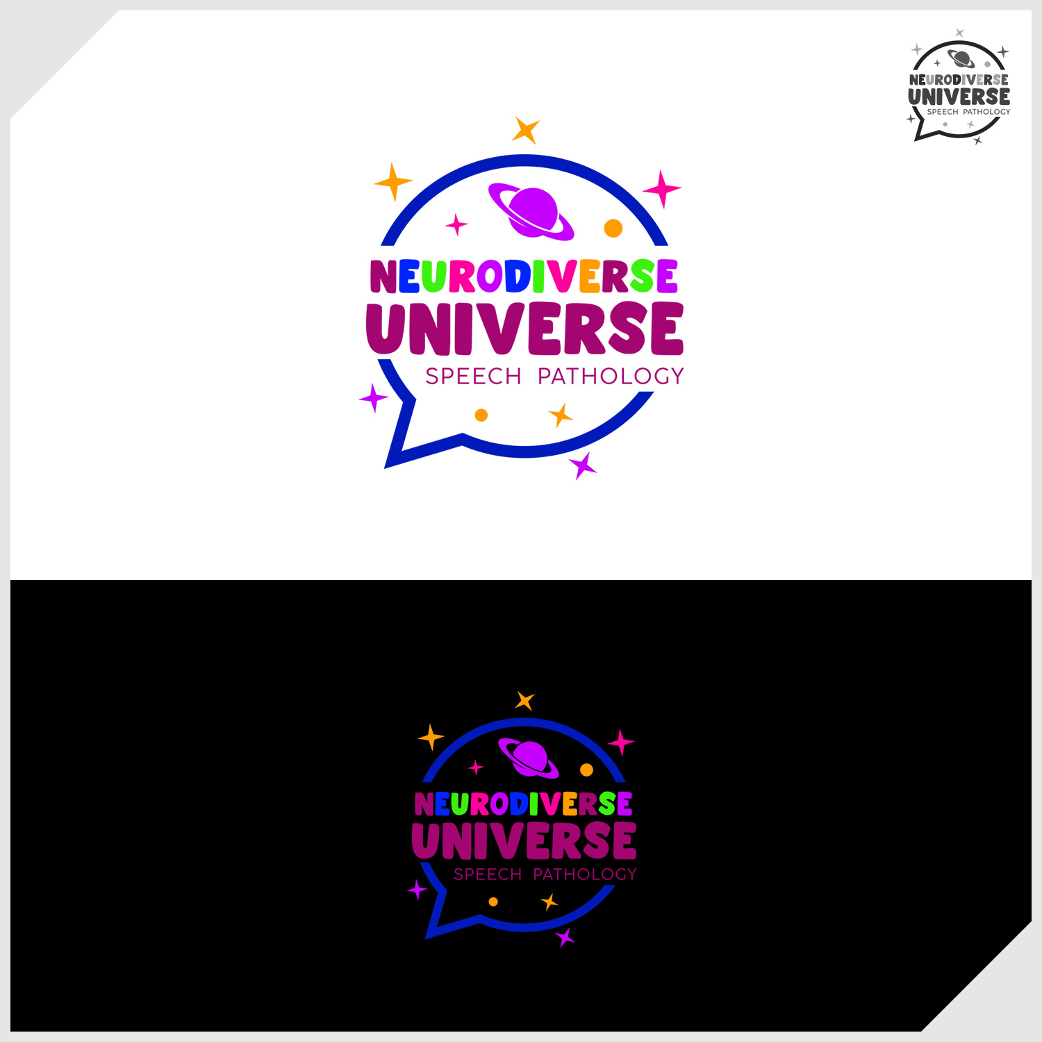 Logo Design by IDesign1606 for Neurodiverse Universe Speech Pathology | Design #34164258