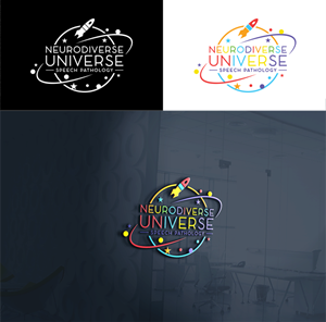 Logo Design by RA-bica for Neurodiverse Universe Speech Pathology | Design: #34157807