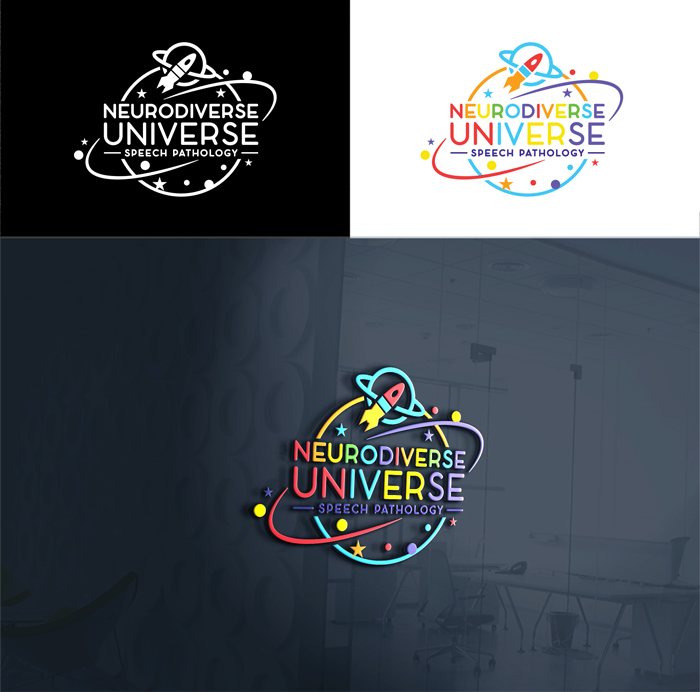 Logo Design by RA-bica for Neurodiverse Universe Speech Pathology | Design #34162164