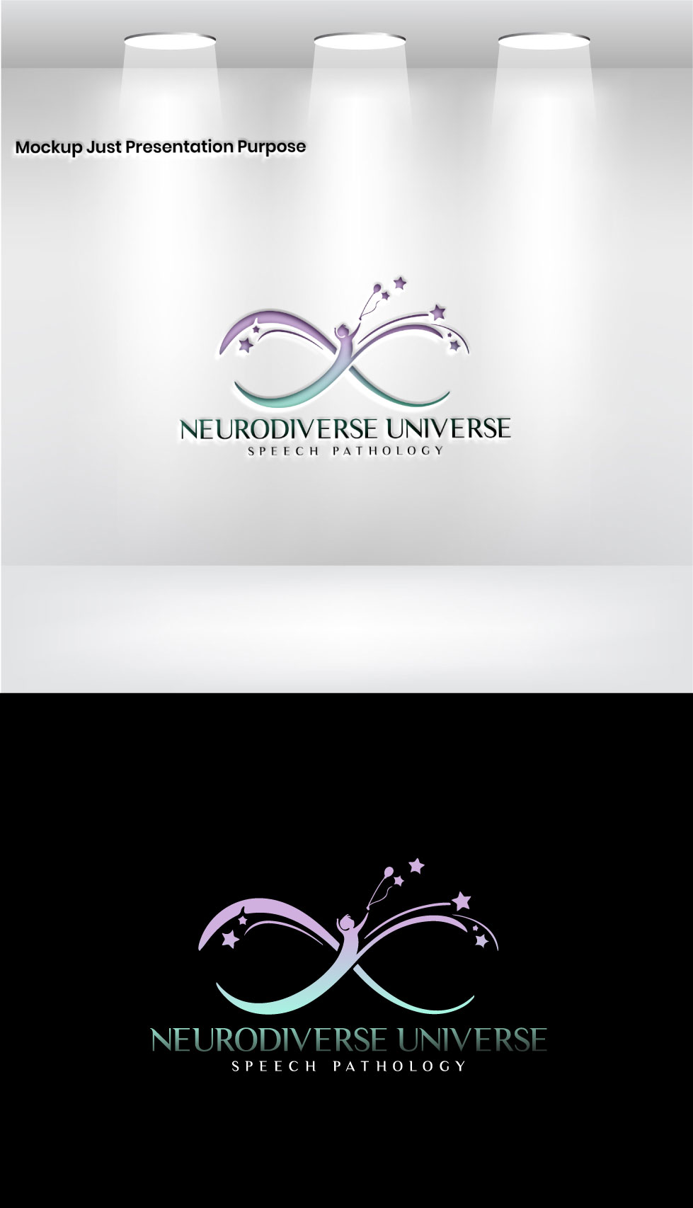 Logo Design by VectorForge for Neurodiverse Universe Speech Pathology | Design #34206937