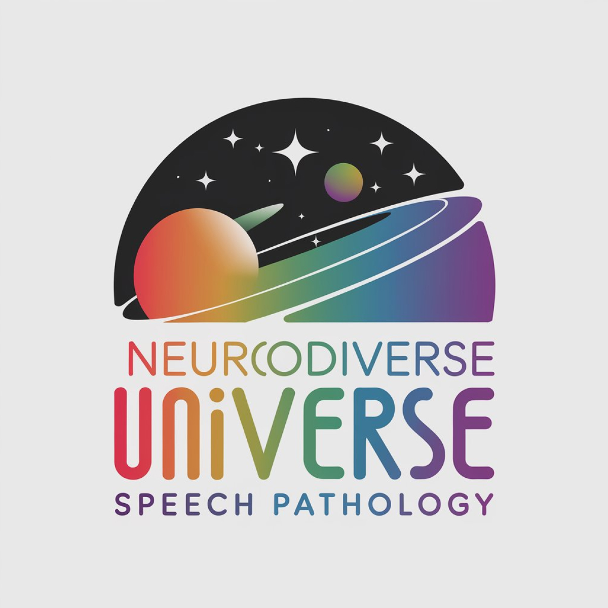 Logo Design by mekail for Neurodiverse Universe Speech Pathology | Design #34161797