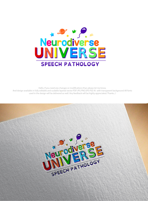 Logo Design by Alamin7230 for Neurodiverse Universe Speech Pathology | Design: #34156180