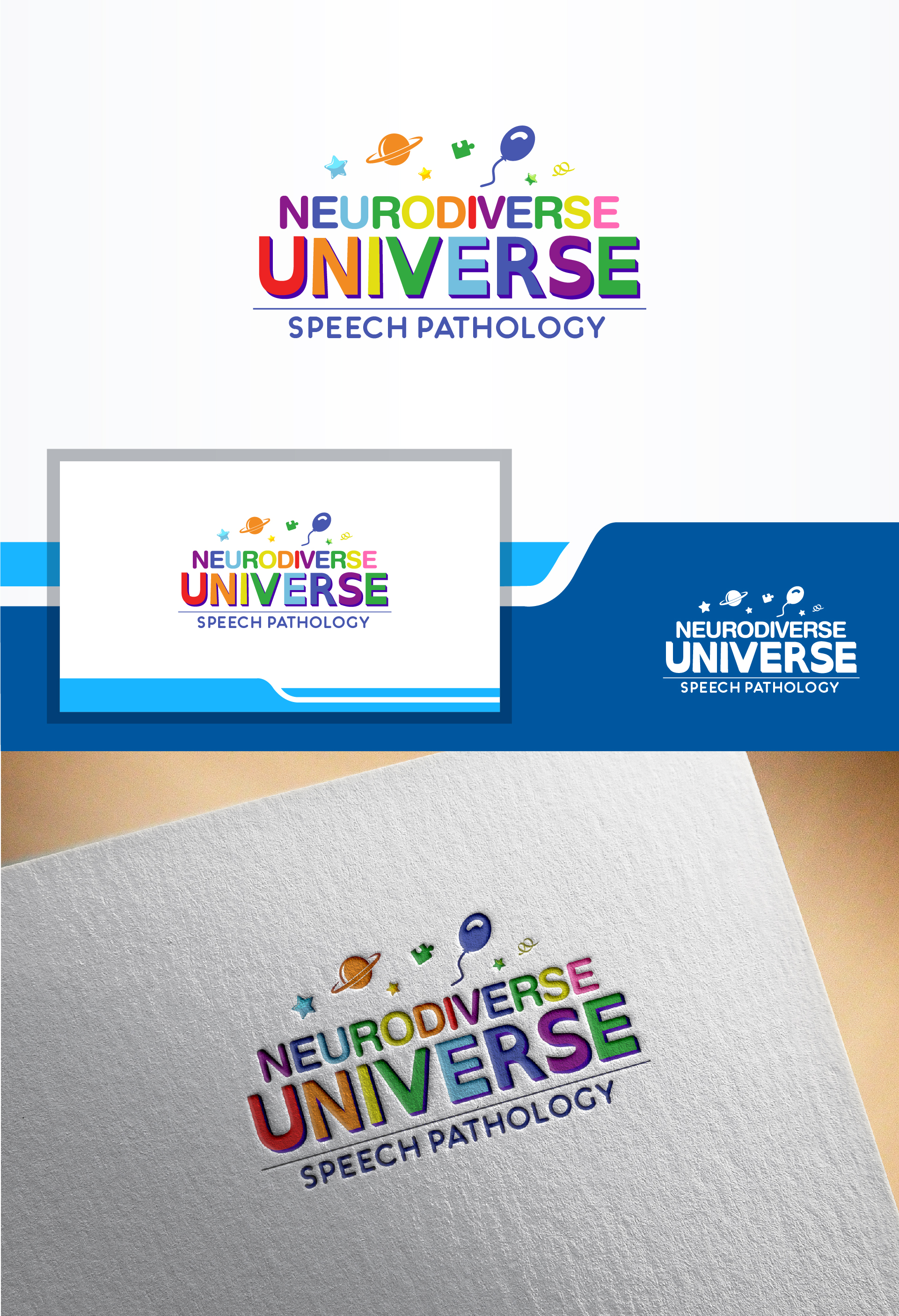 Logo Design by Alamin7230 for Neurodiverse Universe Speech Pathology | Design #34160480