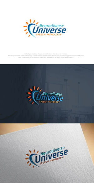 Logo Design by Alamin7230 for Neurodiverse Universe Speech Pathology | Design: #34160890