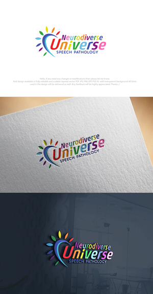 Logo Design by Alamin7230 for Neurodiverse Universe Speech Pathology | Design: #34160891