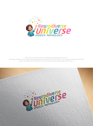 Logo Design by Alamin7230 for Neurodiverse Universe Speech Pathology | Design: #34168043