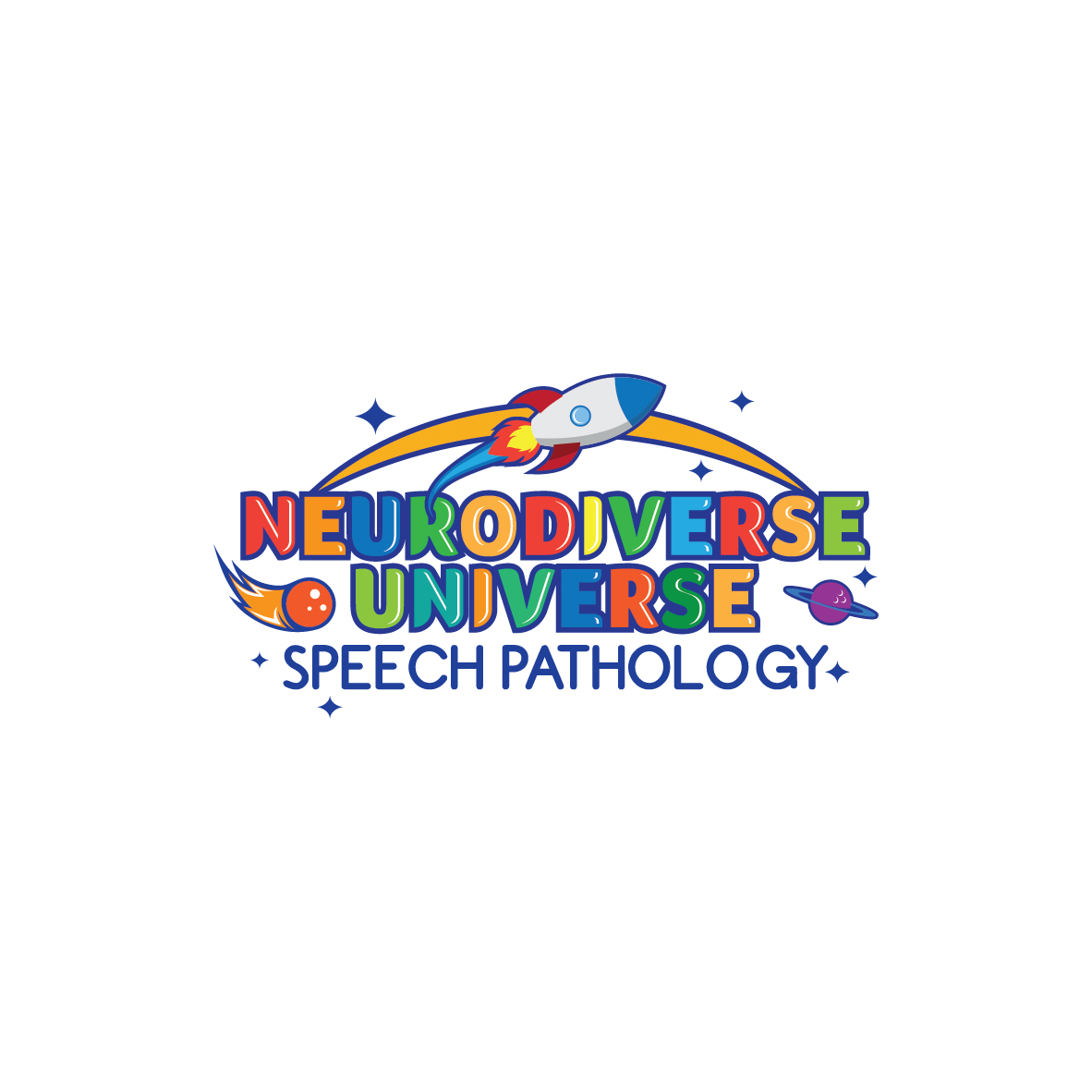 Logo Design by sansan for Neurodiverse Universe Speech Pathology | Design #34158149