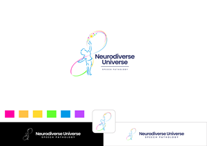 Logo Design by ~idiaz~ for Neurodiverse Universe Speech Pathology | Design: #34200048