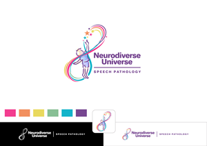 Logo Design by ~idiaz~ for Neurodiverse Universe Speech Pathology | Design: #34204318