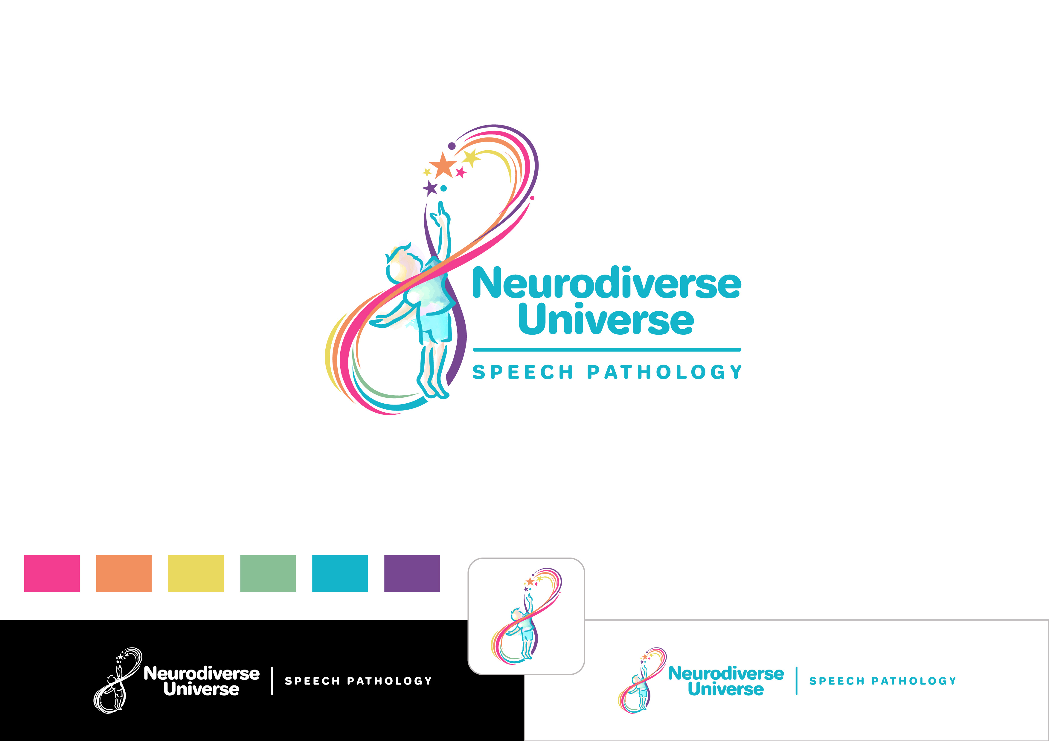Logo Design by ~idiaz~ for Neurodiverse Universe Speech Pathology | Design #34207524