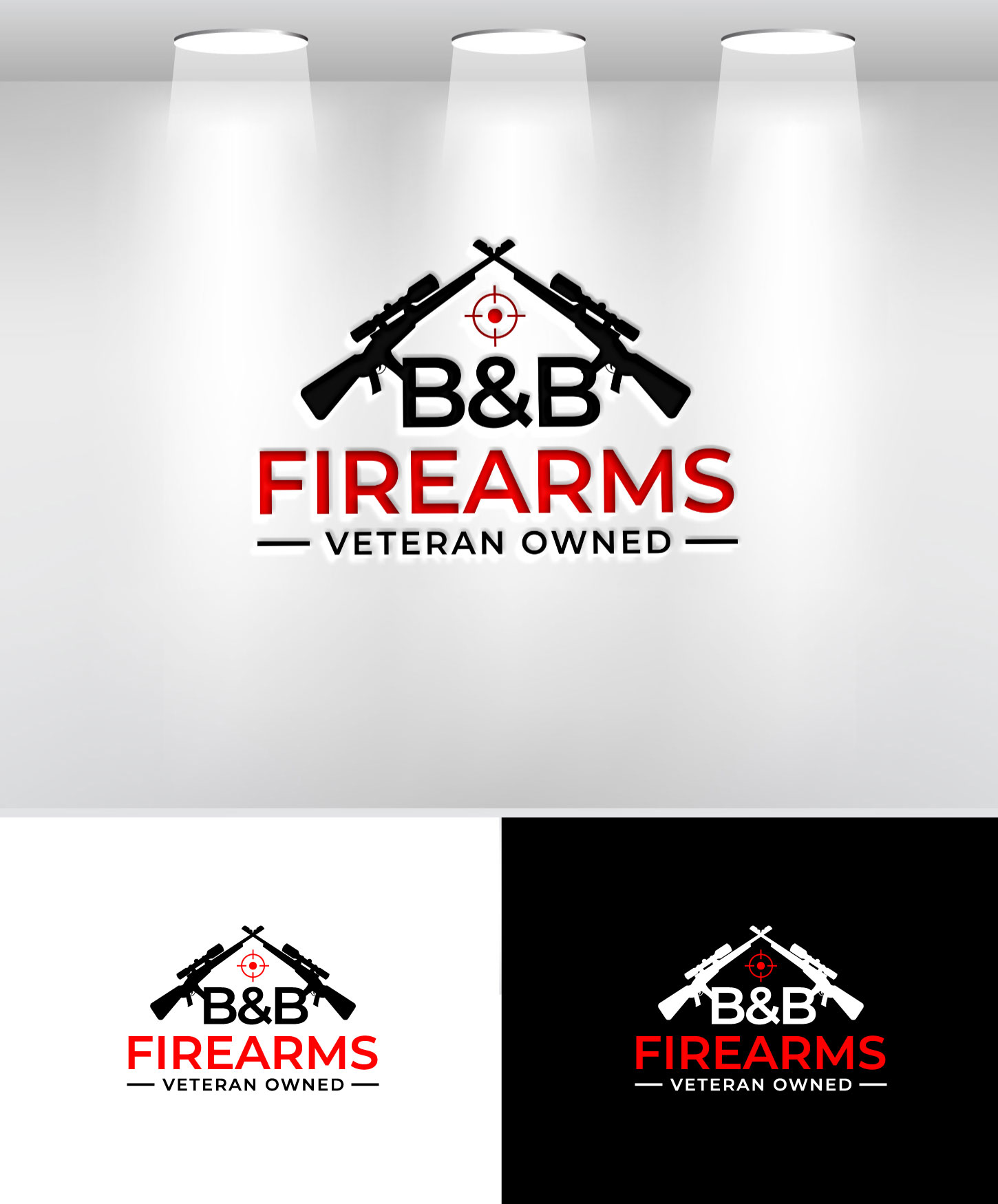 Logo Design by Mi Design1 for B&B Firearms LLC | Design #34153690