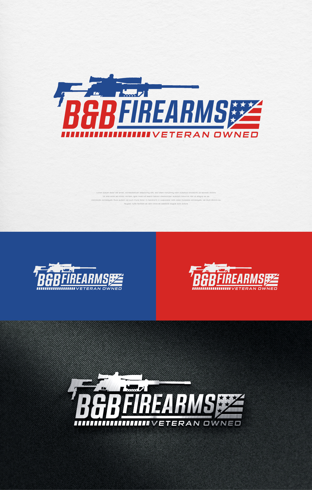 Logo Design by apik. for B&B Firearms LLC | Design: #34151612