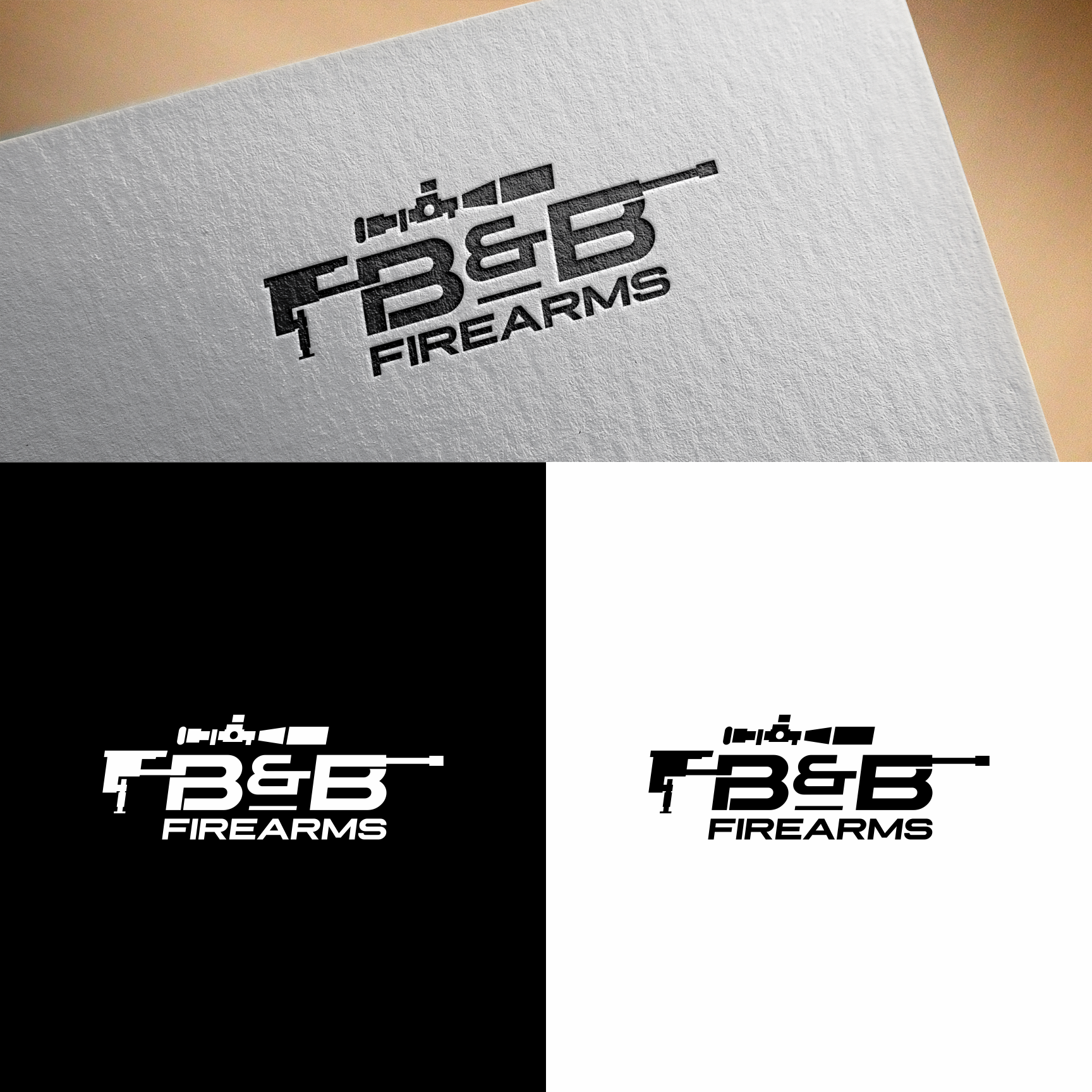 Logo Design by 1 b l e s s i n g for B&B Firearms LLC | Design #34154038