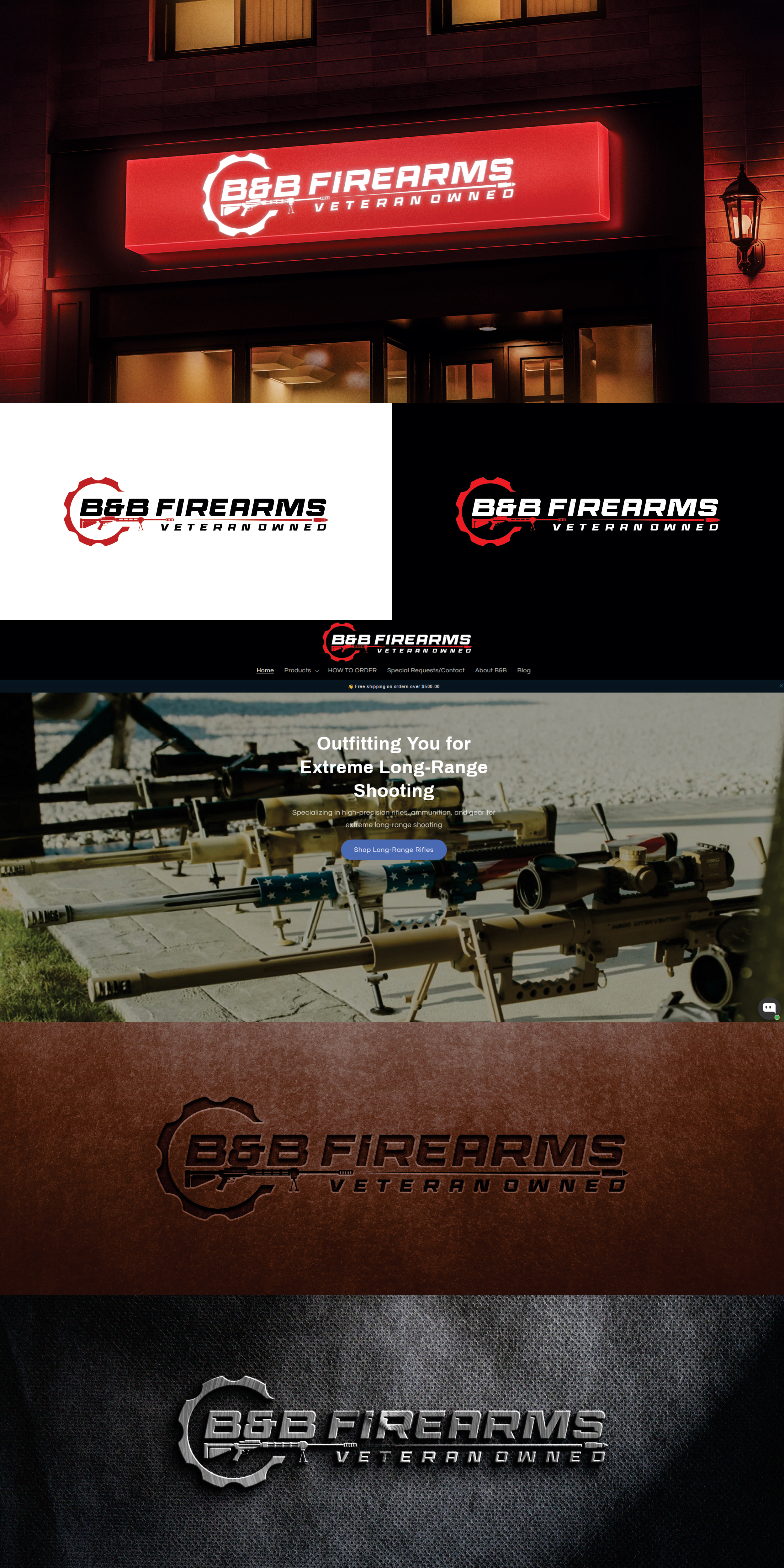 Logo Design by 4AD for B&B Firearms LLC | Design #34156481