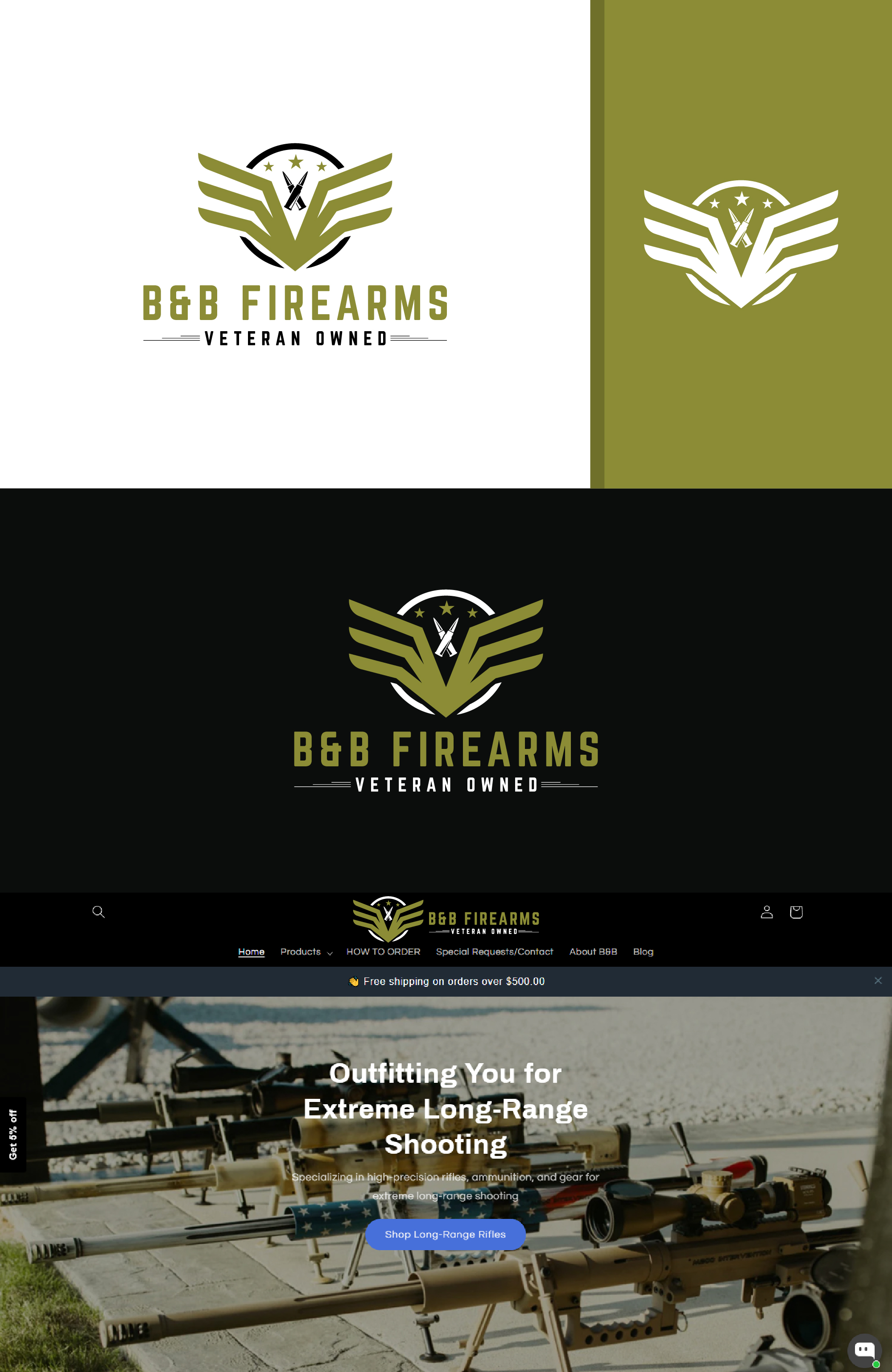 Diseño de Logo por Deziners Zone para B&B Firearms LLC | Diseño #34151019