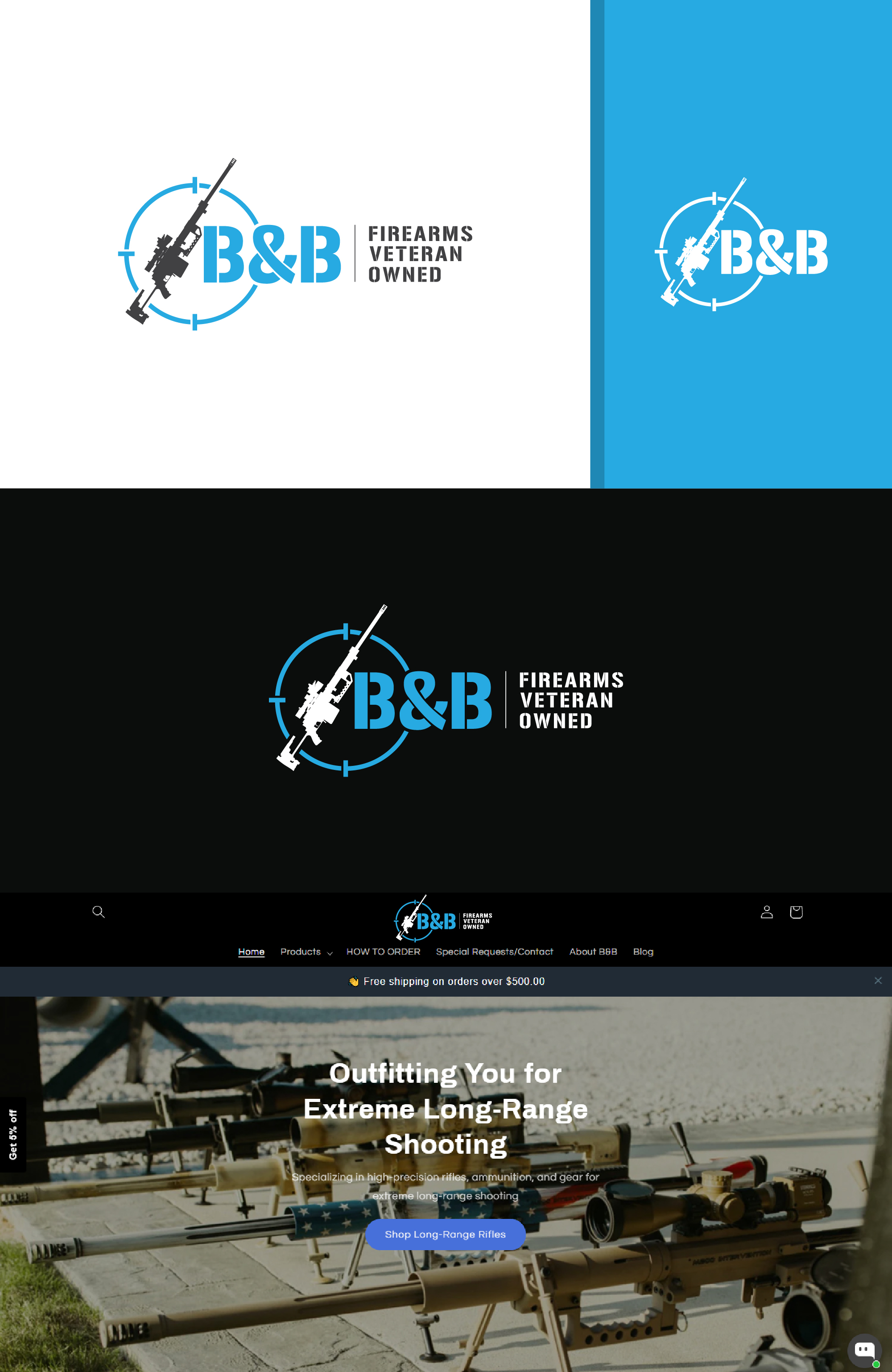 Logo Design by Deziners Zone for B&B Firearms LLC | Design #34151020