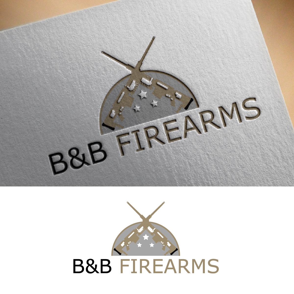 Logo Design by fly  design for B&B Firearms LLC | Design #34151049