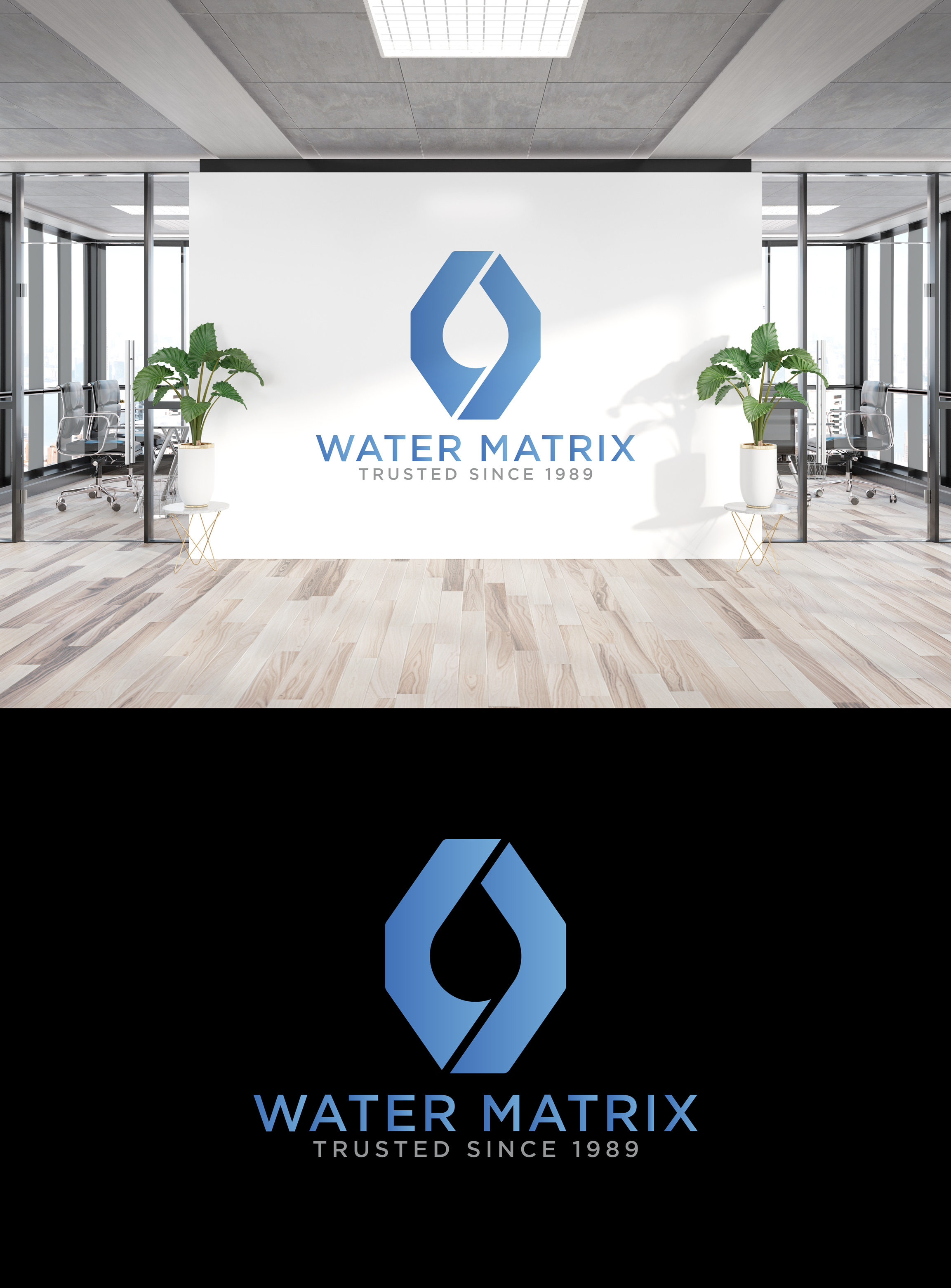 Logo Design by loveqis for WATER MATRIX | Design #34146369