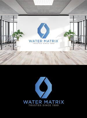 Logo Design by loveqis for WATER MATRIX | Design #34146369