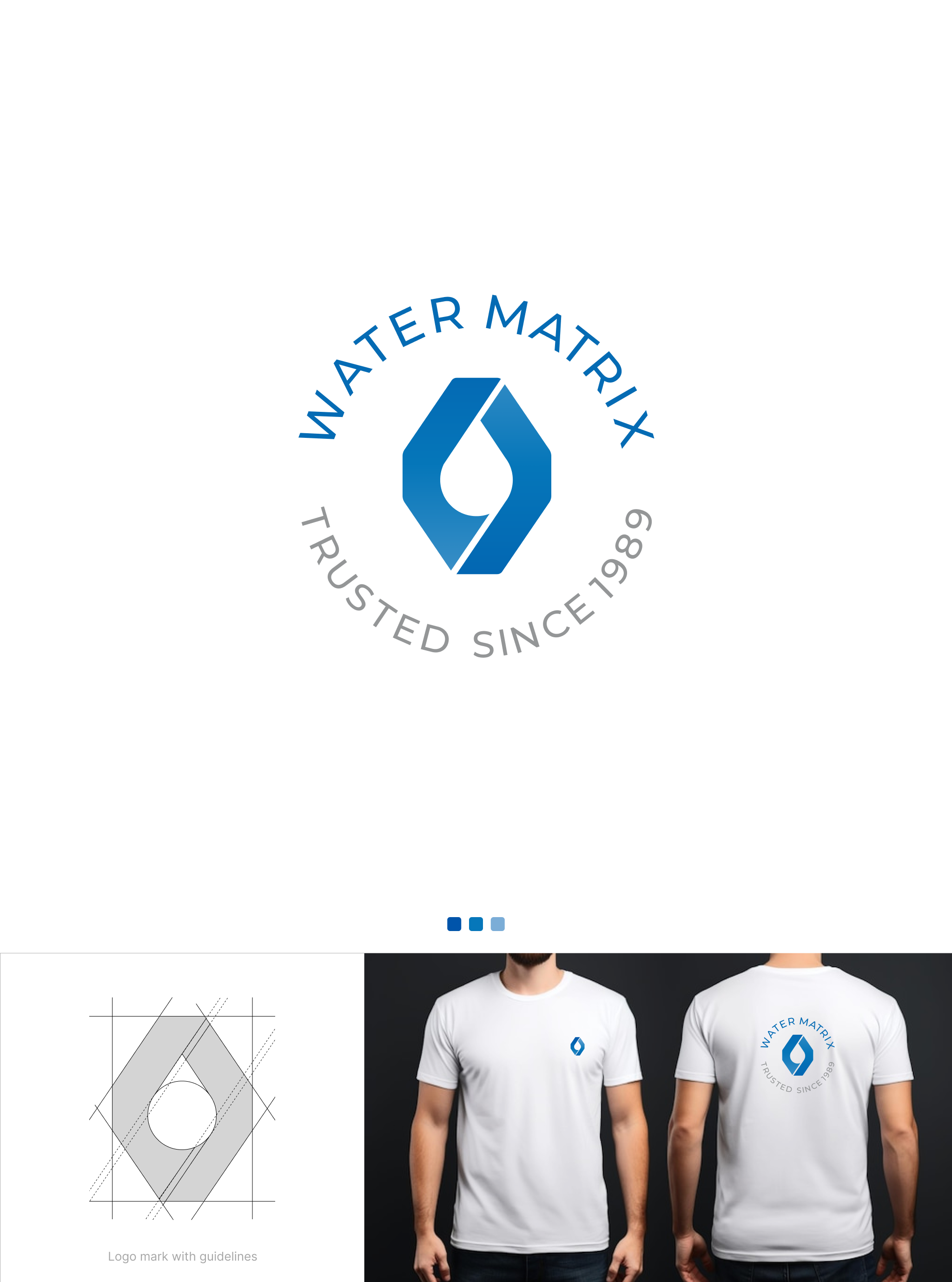 Logo Design by Kr8v.in for WATER MATRIX | Design #34175200