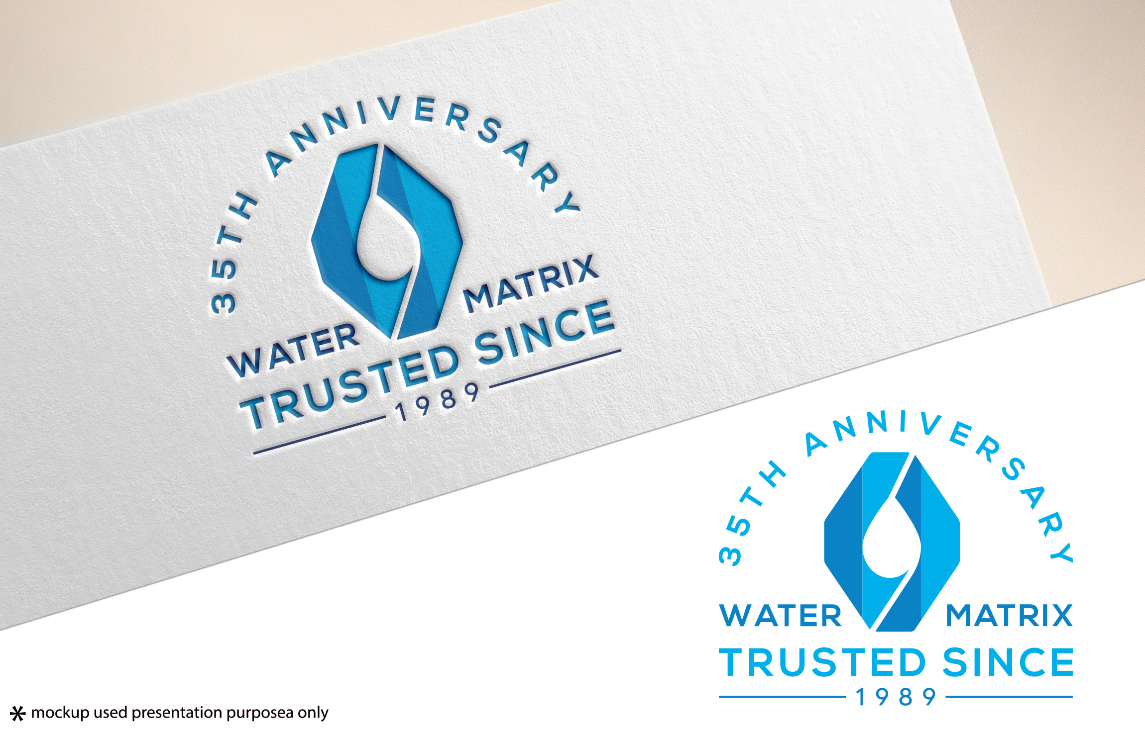 Diseño de Logo por Rubia@ para WATER MATRIX | Diseño #34160219