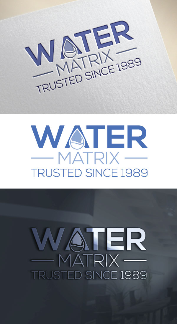 Logo-Design von AB design ..... für WATER MATRIX | Design #34147889