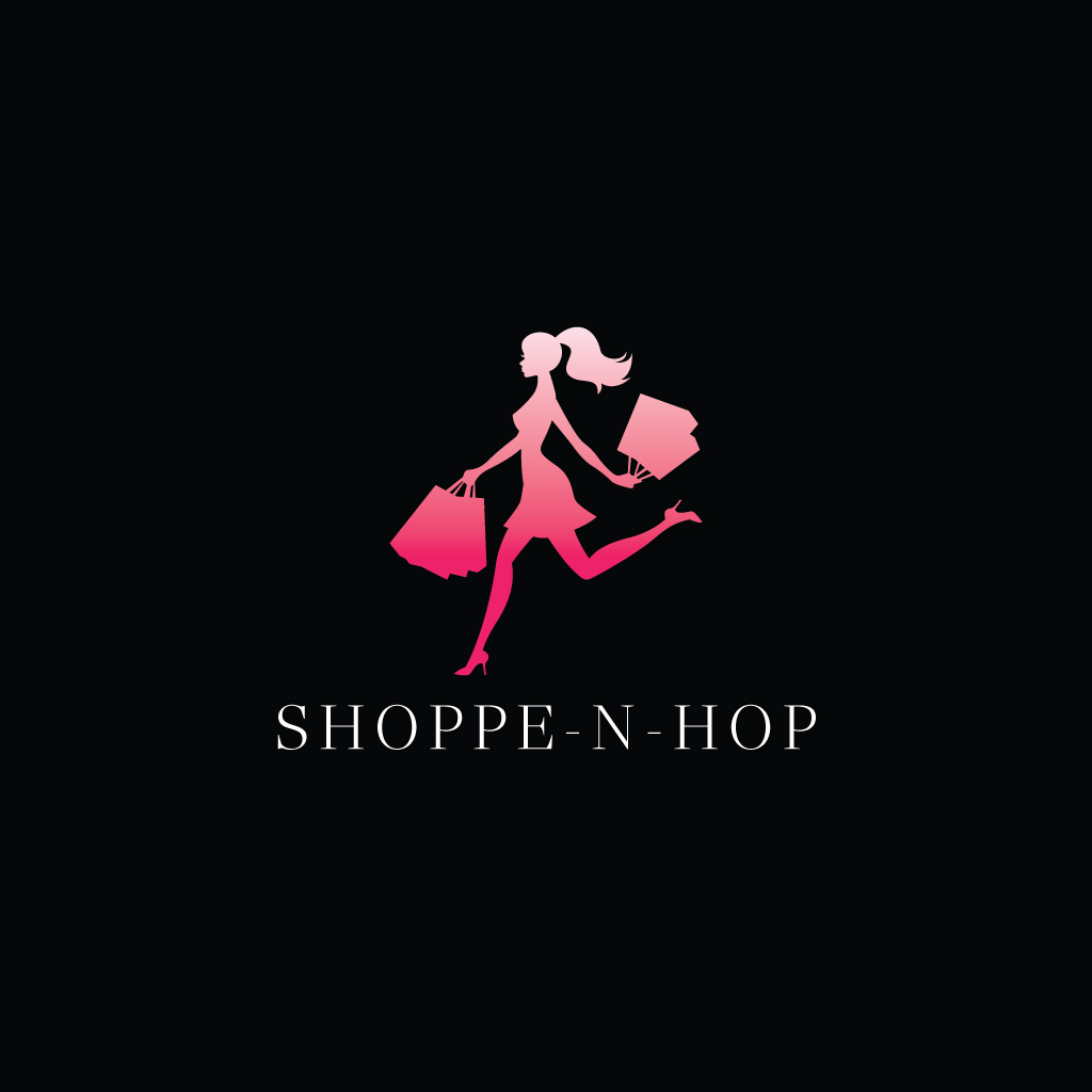 Logo Design by JohnnyCactus for Shoppe-n-Hop | Design #34157454