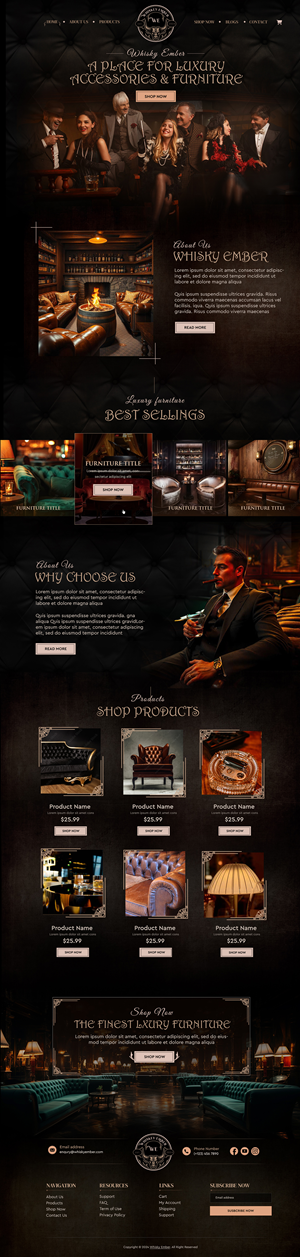 Web Design by Blue Sparrow for this project | Design: #34169382