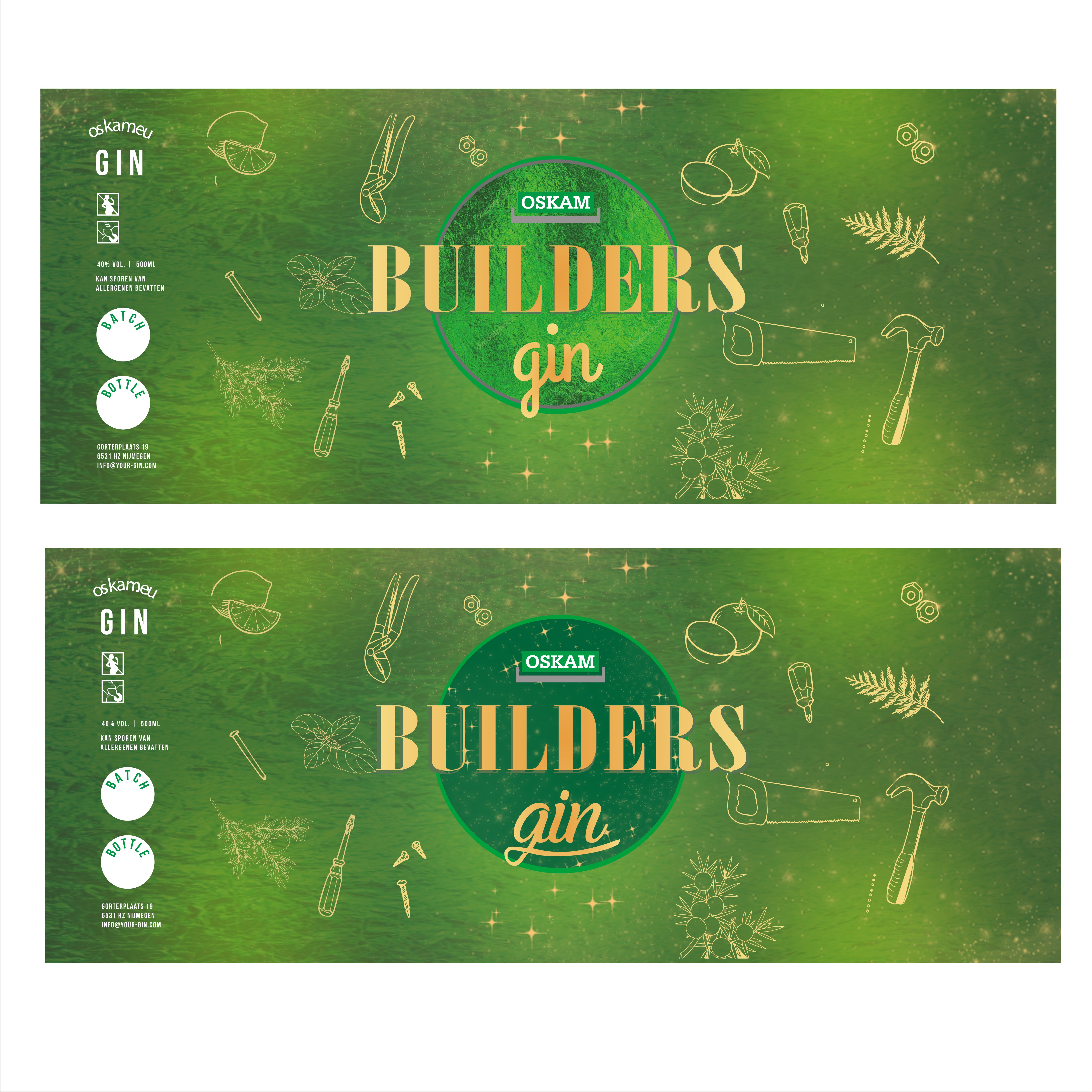 Label Design by sanislarasati for BOUWBEDRIJF OSKAM - BUNNIK B.V. | Design #34154804