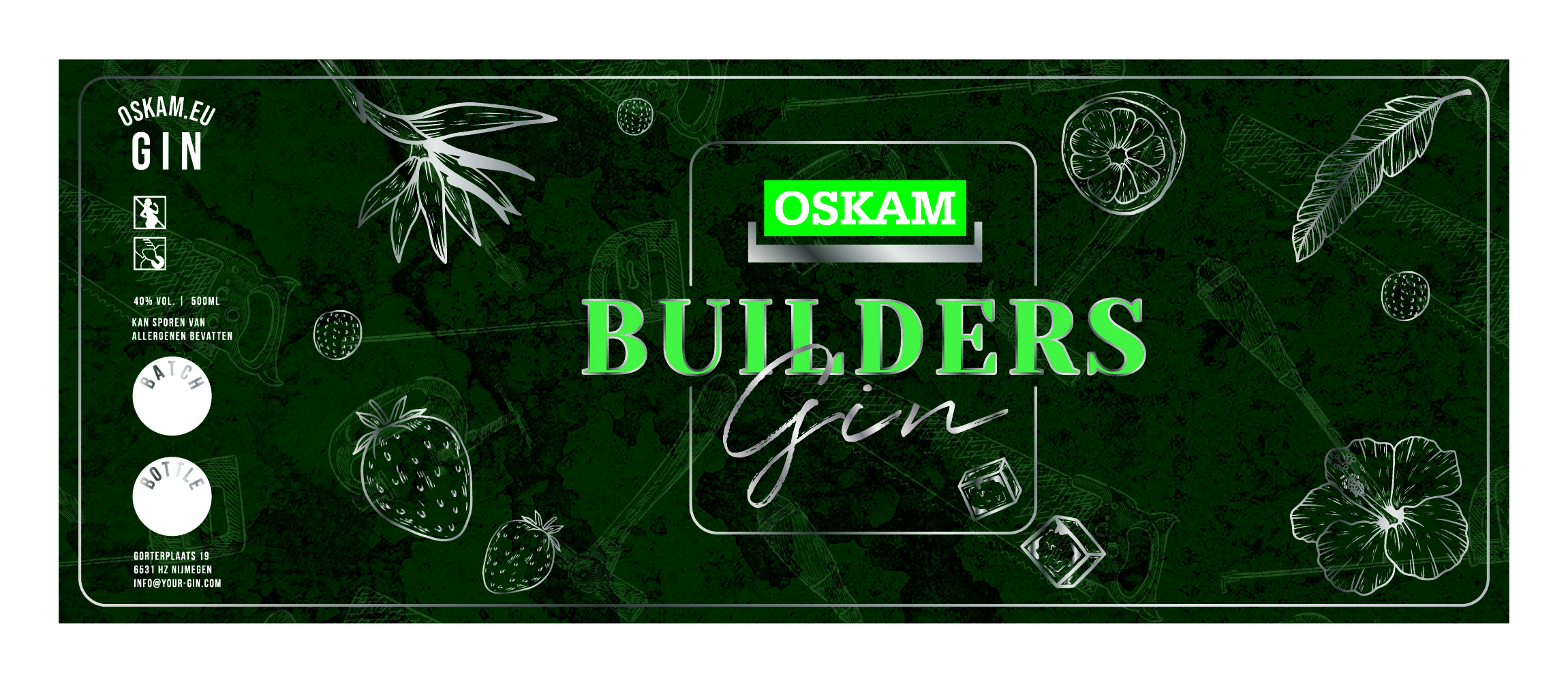 Label Design by Natalia Gaos for BOUWBEDRIJF OSKAM - BUNNIK B.V. | Design #34152906