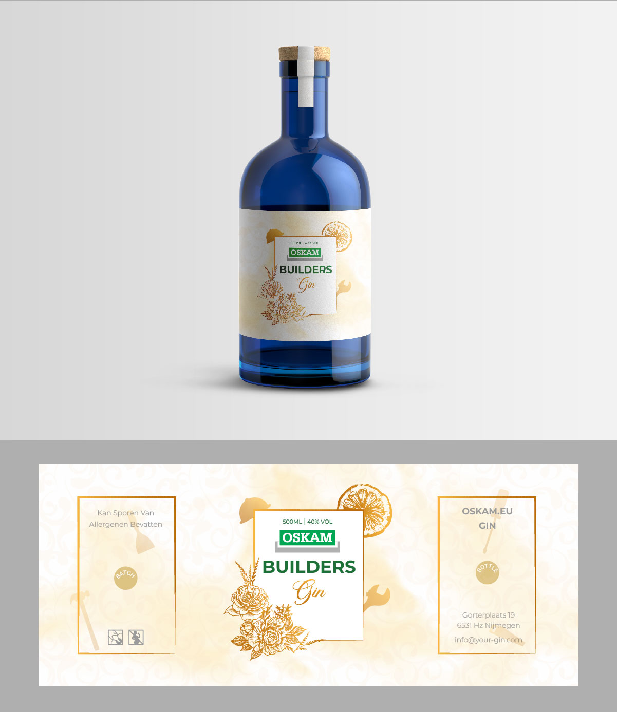 Label Design by fly  design for BOUWBEDRIJF OSKAM - BUNNIK B.V. | Design #34157696