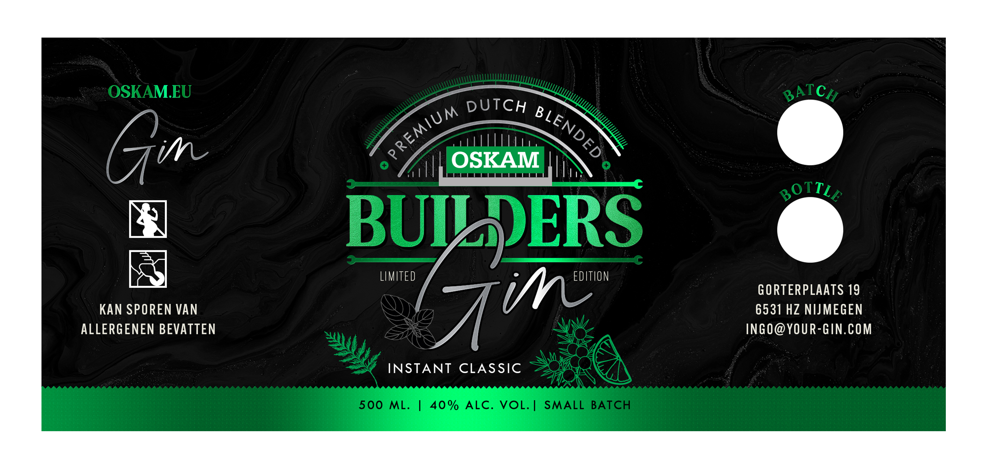 Label Design by SAI DESIGNS for BOUWBEDRIJF OSKAM - BUNNIK B.V. | Design #34171943